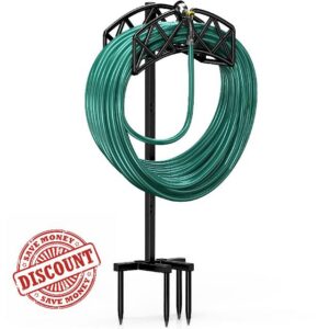 Garden Hose Holder Detachable Heavy Duty Metal Water Hose Hanger