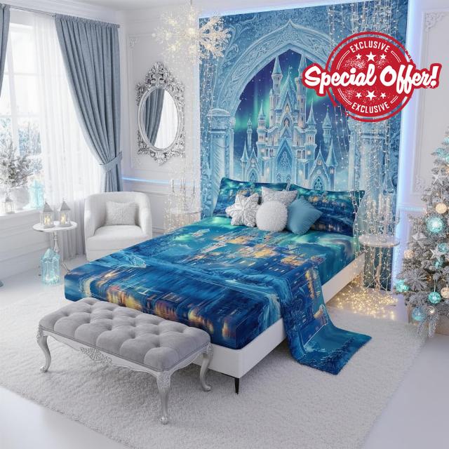 Homewish Victorian Castle Bed Sheet Full Size