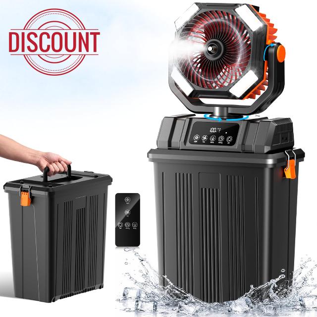 40000mAh Misting Fans for Outside