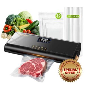 Updated Patented Food Preserver Vacuum Sealer Fully Automatic Heat Sealer Machine