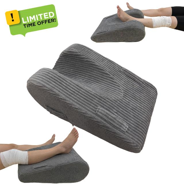 Double-Sided Knee Replacement Recovery Aids for After Surgery | Leg Elevation Pillow Extension & Elevation Wedge for Knee Hip Ankle Support