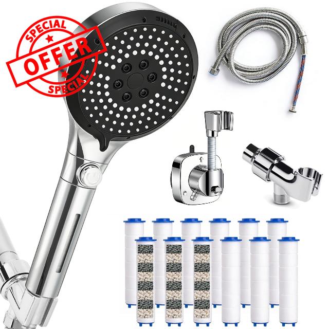 Filtered Shower Head with Handheld