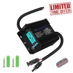 900W SmartSolar MPPT Boost 24V/36V/48V/60V/72V MPPT Solar Charge Controller LCD Display Solar Panel Regulator for Sealed Flooded AGM Gel LFP User Batteries