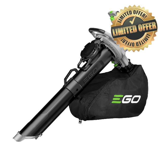 EGO Power+ LV5000 Leaf Vacuum and Mulcher with 500 CFM Blower