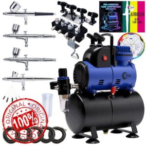 OPHIR Professional Airbrush Compressor with 3.2L Tank