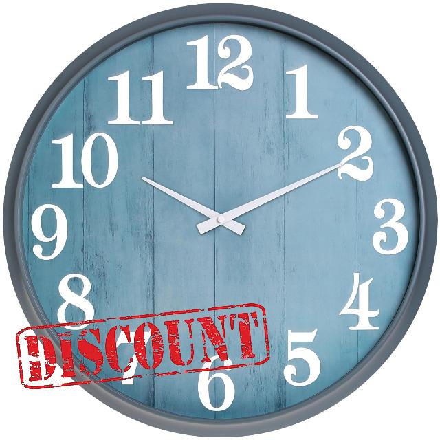 UMEXUS 18 Inch Waterproof Indoor Outdoor Decorative Wall Clock | Upgraded D365 silent quartz movement