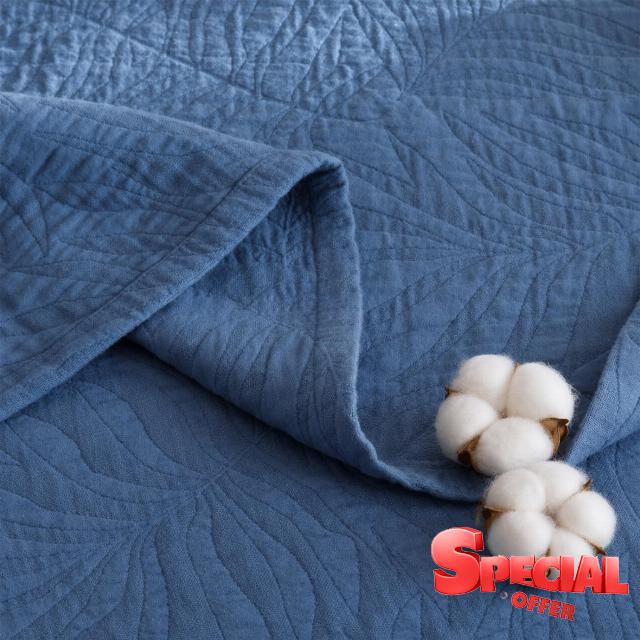 BOV 100% Cotton Twin Muslin Blanket