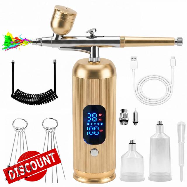 Cordless Airbrush Kit with Compressor