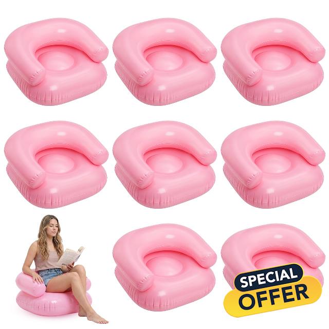 Novabright Inflatable Blow up Chair 28" Adult Bean Bag Chair