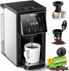 AIRMSEN Grind and Brew Coffee Maker