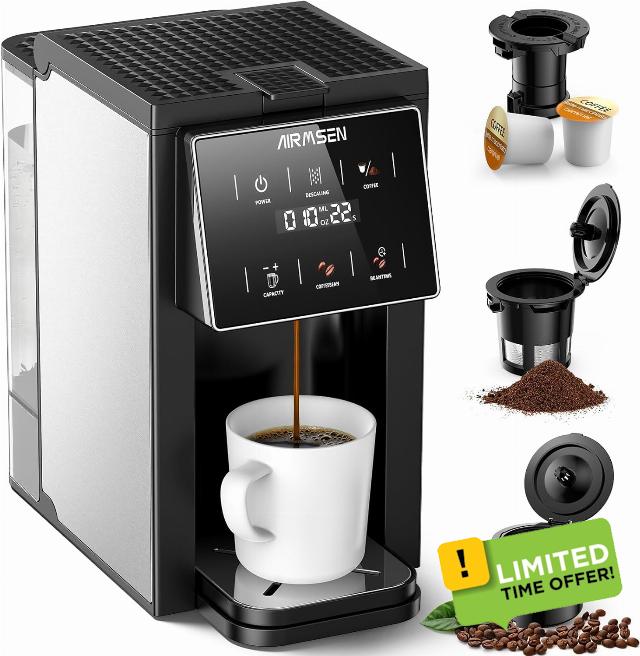 AIRMSEN Grind and Brew Coffee Maker