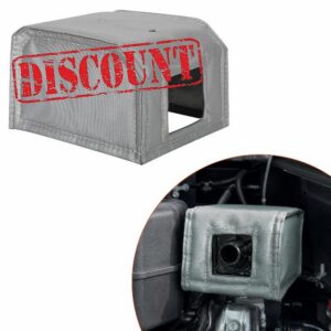 Muffler Blanket Cover Fits for Chinese Mini Excavator Skid Steer                                                          Universal Muffler Cover for Small Equipment Compatible with Chinese Mini Excavator Skid Steer Rato 420cc & Predato