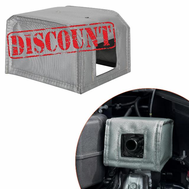 Muffler Blanket Cover Fits for Chinese Mini Excavator Skid Steer                                                          Universal Muffler Cover for Small Equipment Compatible with Chinese Mini Excavator Skid Steer Rato 420cc & Predato