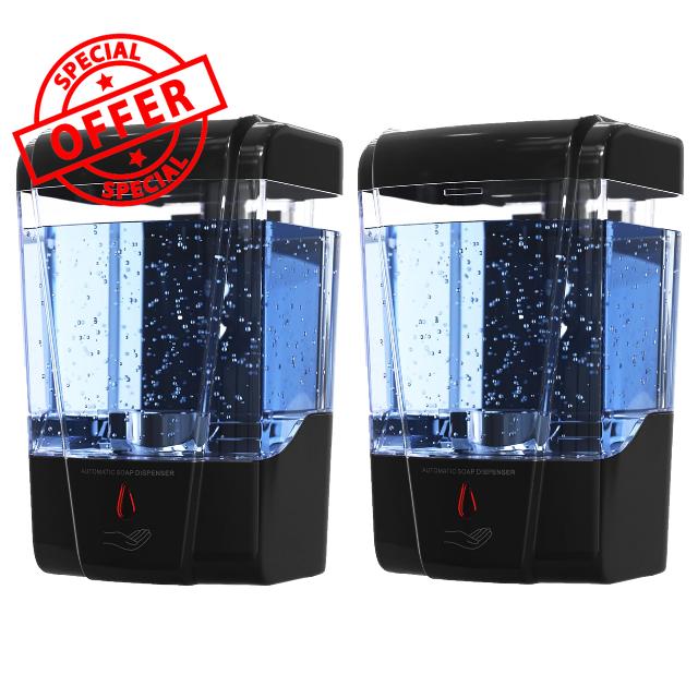 Automatic Soap Dispenser Wall Mount (2-Pack