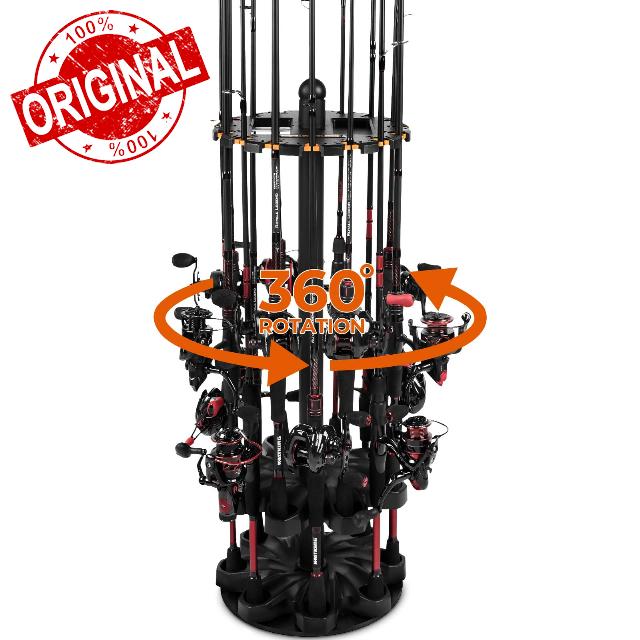 KastKing V16 Rotating Fishing Rod Holder for Garage