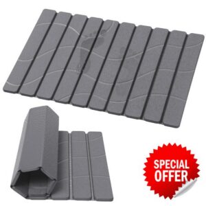 Linidcoud Foldable Stone Bath Mat