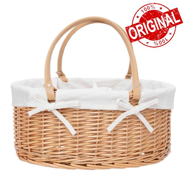 Wicker Diaper Caddy basket