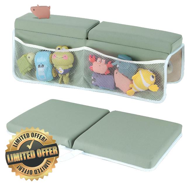 Baby Bath Kneeler and Elbow Rest Pad Set