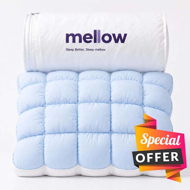 Mellow Puff Pillow Cooling Ice Silk Bed Pillow