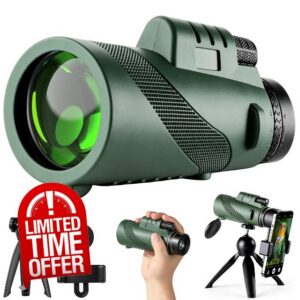 80X100 Monocular Telescope for Adults