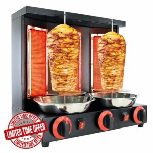 Li Zhen Shawarma Machine Vertical Rotisserie Gyro Machine Trompo Para Tacos Al Pastor rotating grill