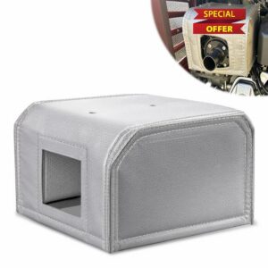 Muffler Blanket Fits for Mini Excavator Skid Steer Rato 420cc                                                          550°F Effective Heat Insulation
