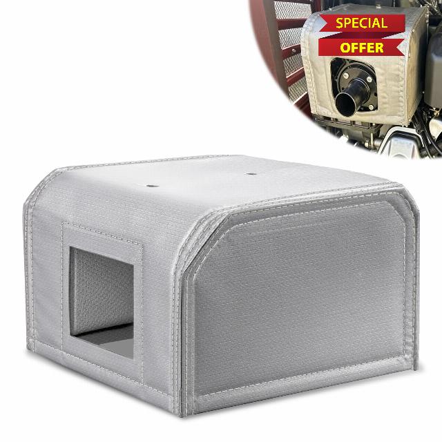 Muffler Blanket Fits for Mini Excavator Skid Steer Rato 420cc                                                          550°F Effective Heat Insulation