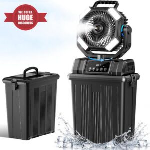 40000mAh Misting Fans for Outside