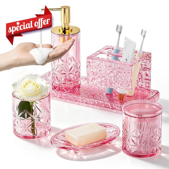 5-Piece Bathroom Accessories Set