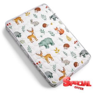 Pack and Play Mattress Pad 38x26x1.5 – Non-Slip Bottom & Breathable Playpen Mattress for Baby