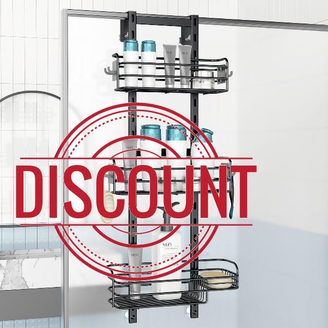Nieifi Over The Door Shower Caddy