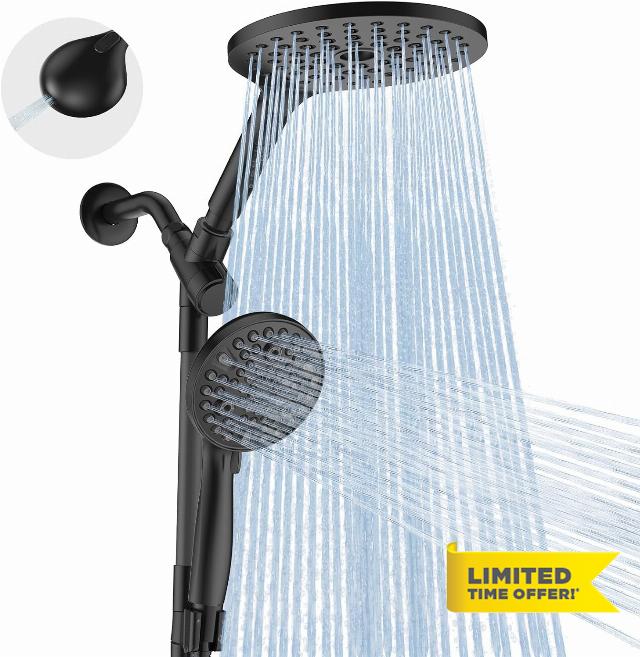 MakeFit Dual Handheld Shower Head Combo