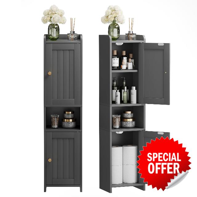 Bathroom Cabinet with 2 Doors