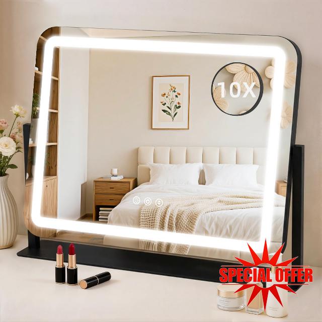 Vanity Mirror with Lights 22"x17"