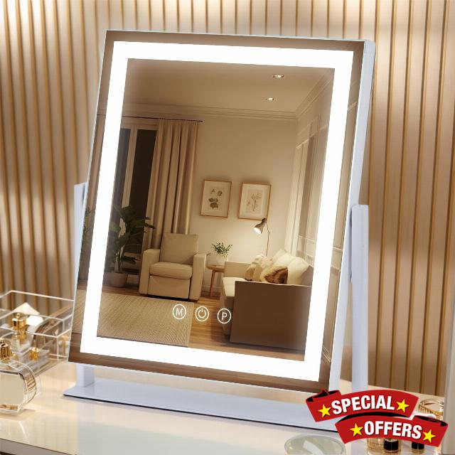 Lighted Makeup Mirror with Smart Touch
