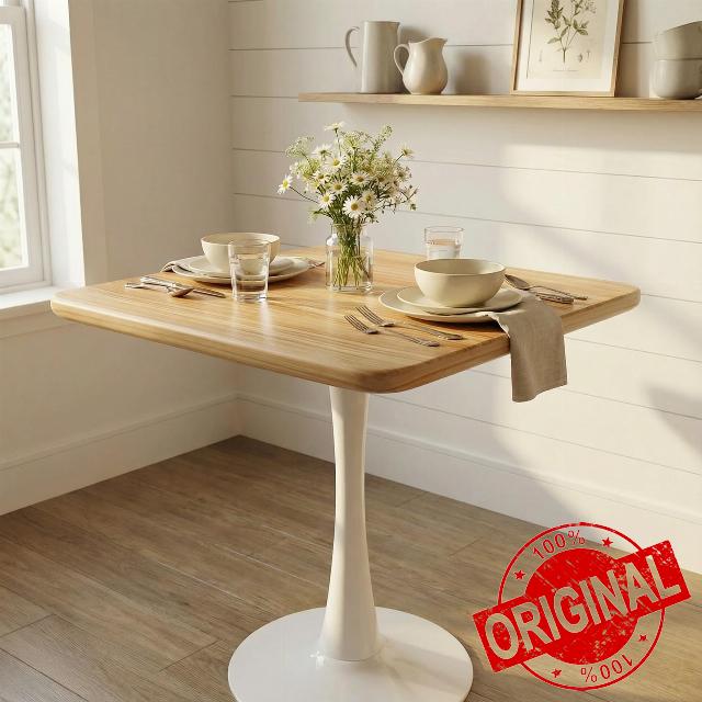 24" Square Small Dining Table for 2