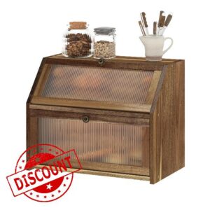 Kitsanery Bread Box for Kitchen Countertop