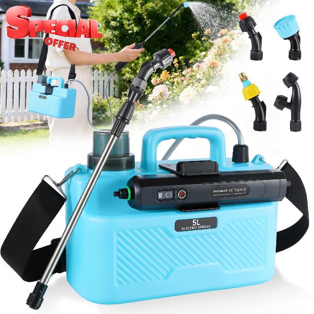 1.3 Gallon Battery Powered Garden Sprayer