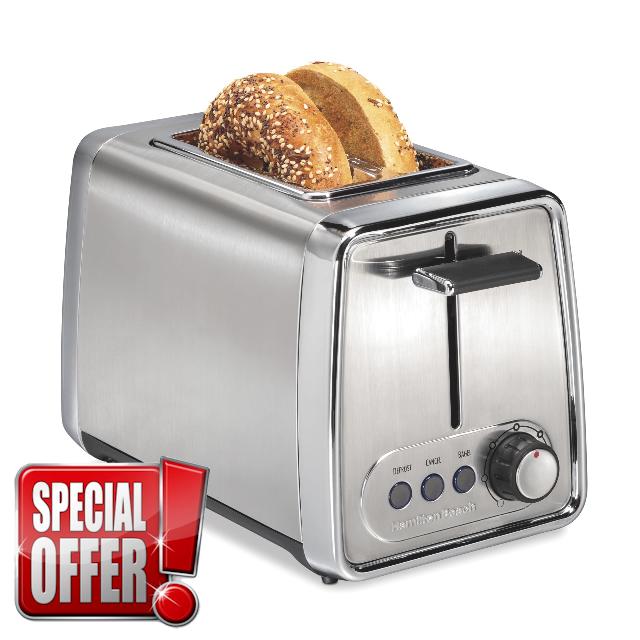 Hamilton Beach 22785G Modern 2 Slice Toaster