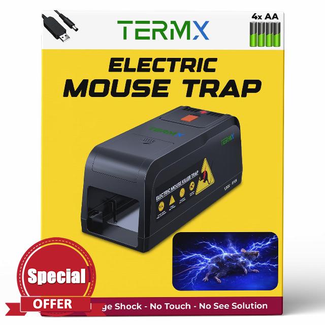 Large Electric Rat Trap Mouse Traps for Indoor Home No Touch Instant Kill