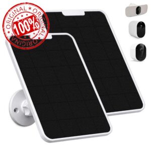 2 Pack Solar Panel Charger for Arlo Pro