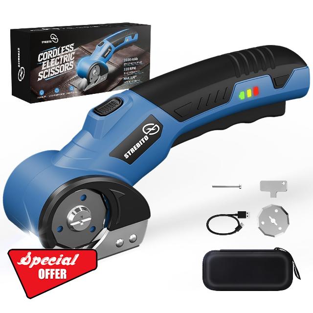 STREBITO Cordless Electric Scissors