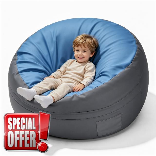 JoyCat 3FT Bean Bag Chair Cover for Kids