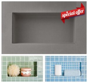 Shower Niche Insert Tile Ready 12"x6"