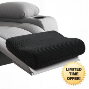 B Shape Corduroy Recliner Foot Pillow