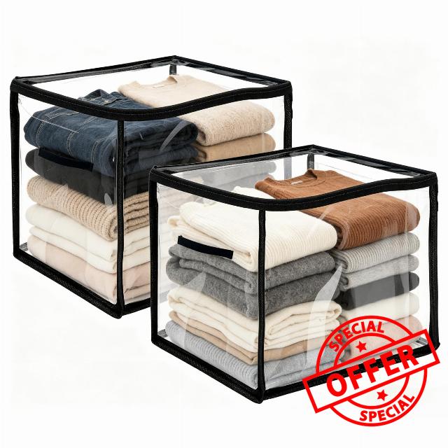 2-Pack Comforter Storage Bags