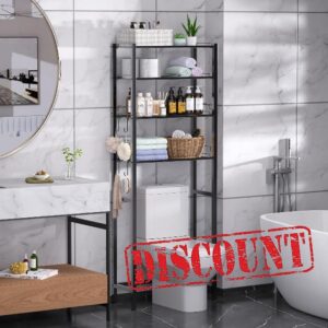 samstar 4 Tier Over The Toilet Storage Rack