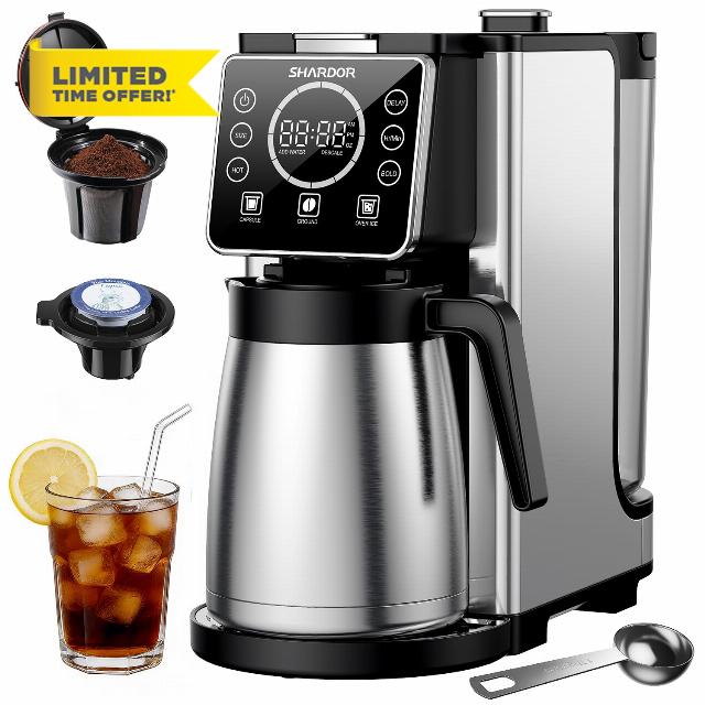 SHARDOR Single Serve & Carafe Coffee Maker