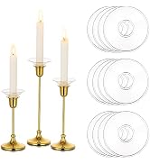 Glasseam Glass Tealight Candle Holder: Set of 24 Ribbed Clear Votive Candle Holders Bulk for Wedd...