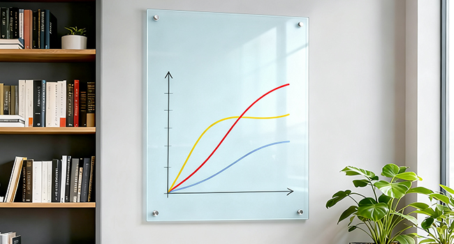 magnetic glass whiteboard large white board dry erase board big for wall giant clear office school